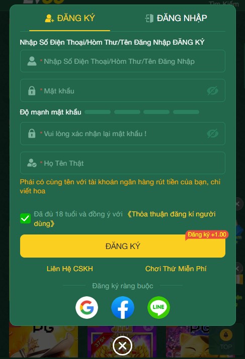 Hướng dẫn đăng ký tài khoản dễ dàng