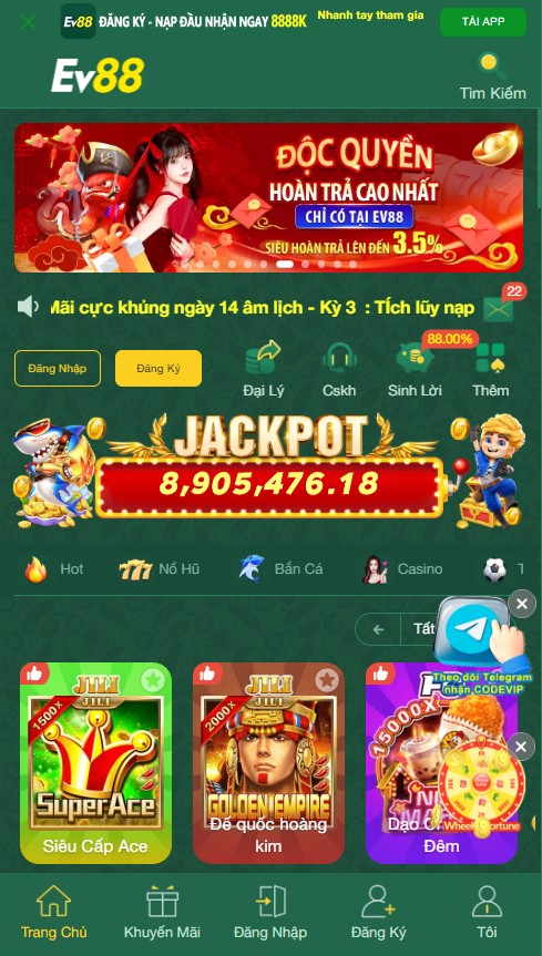Những lý do nên chọn EV88